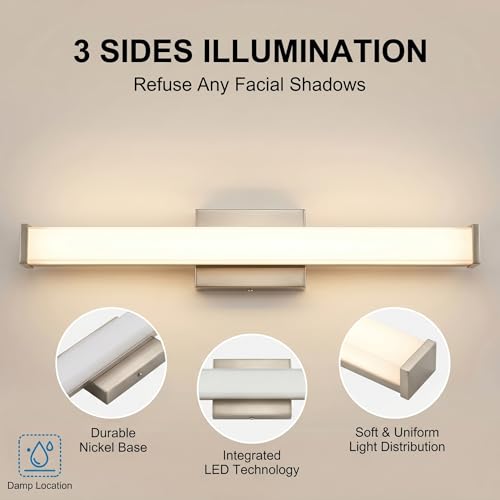 Modern LED Bathroom Light Fixtures