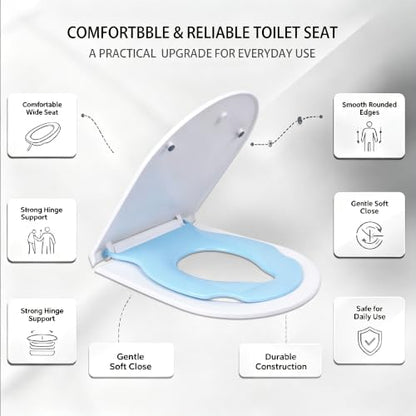 Toilet Seat with Built