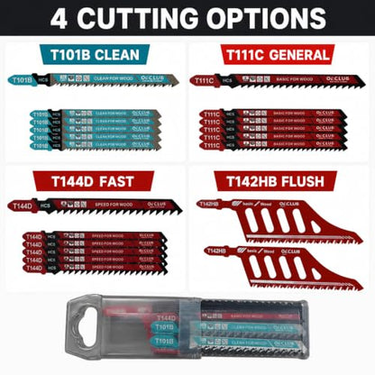 Jigsaw Blades Set withStorage Case