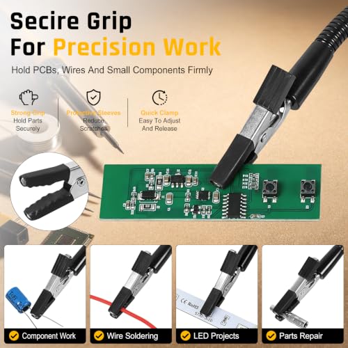 Magnetic Flexible Gooseneck Metal Magnetic Helping Hands Soldering Third Hand Tool