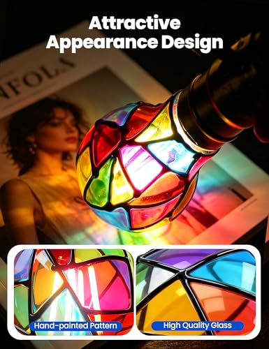 Stained Glass Light Bulb