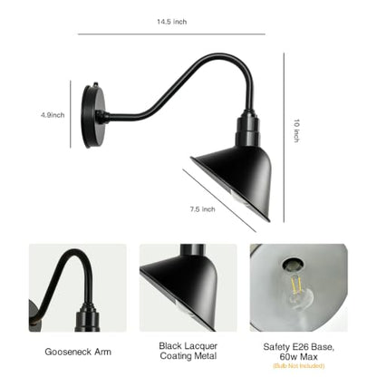 7.5" Gooseneck Sign Light