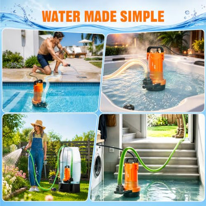 Cordless Water Pump for DEWALT 20V MAX Battery