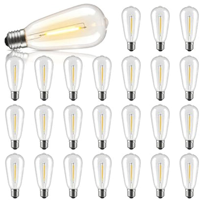 Edison LED Replacement Bulbs for Outdoor String Lights