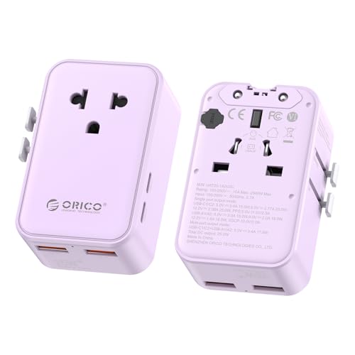 European Travel Plug Adapter USB C
