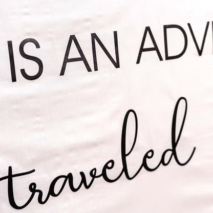 Inspirational Quote Wall Sticker (Life Adventure Decal)