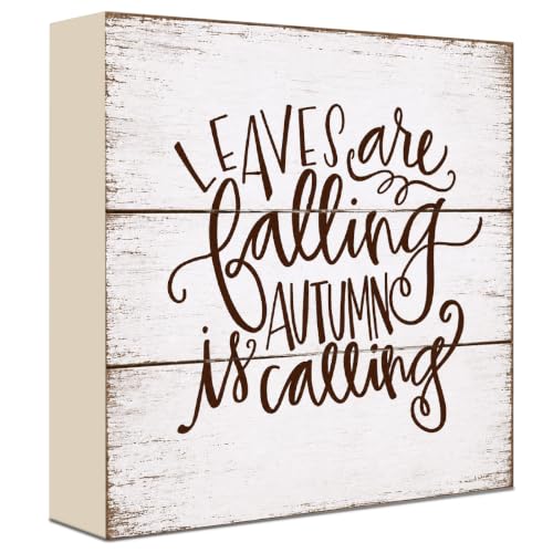 Fall Decorations for Home Wood Sign Fall Decor Shelf Decor