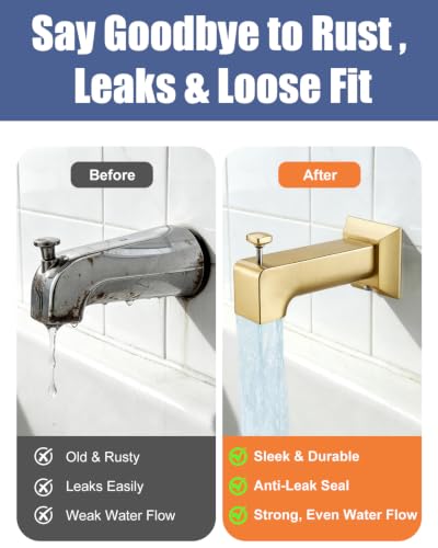 6.3 Inch Tub Spout with Diverter