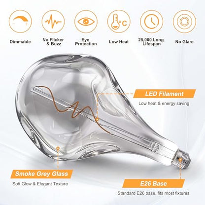 E26 Oversized Dimmable LED Light Bulb 2700K