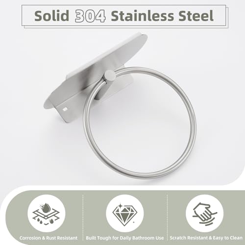 Towel Ring with Storage Shelf