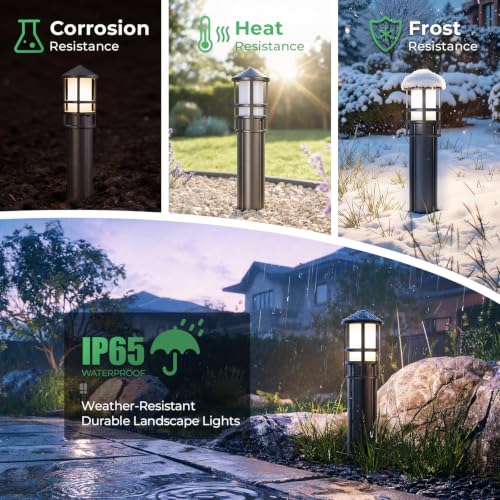 Low Voltage Landscape Pathway Lights 3W Outdoor Landscape Lighting 3000K 12