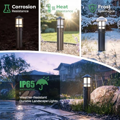Low Voltage Landscape Pathway Lights 3W Outdoor Landscape Lighting 3000K 12