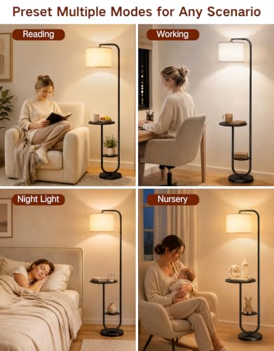 Floor Lamp with Table