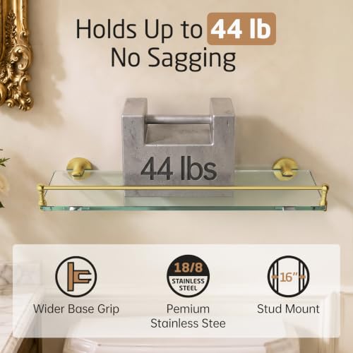 Glass Shelf Bathroom Shelf