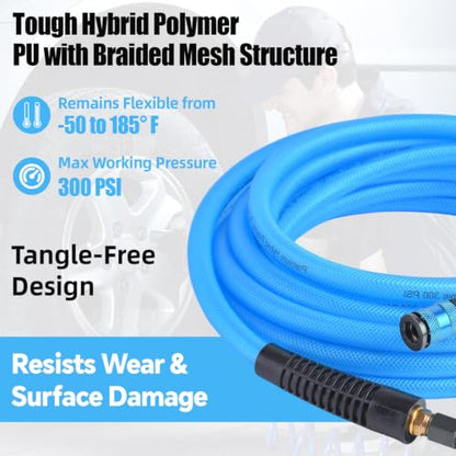 3 8 Inch Pixel Blue Air Hose