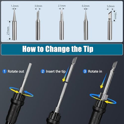 Cordless Soldering Iron for Power Tool Battery