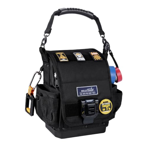 Electrician Tool Bag HVAC Tool Bags with Hard Bottom