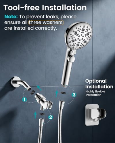 Shower Head with Handhled High Pressure Hand held Showerhead