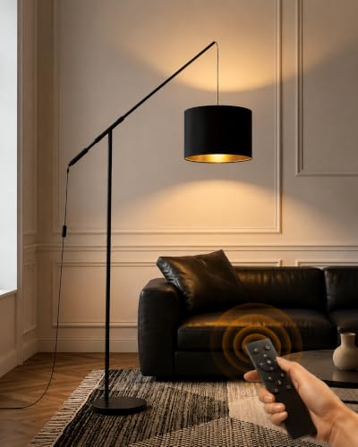 Arc Floor lamp with Remote and Button