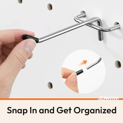 Silver Pegboard Hooks
