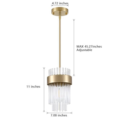 Gold Long Pendant Lights Kitchen Island P