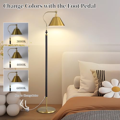 Black Solid Wood lamp Post Floor lamp