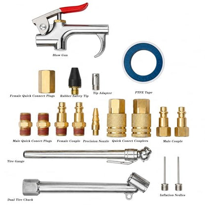 19 Pieces Air Compressor Accessories Kit