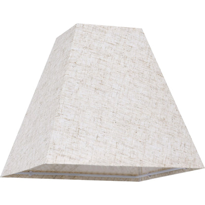 Mini Square Lamp Shades Set of 2 Small 4"×9"×8.3" Bedroom Lamp Decor (Beige-oatmeal linen / 4 × 9 × 8.3 inches (2 pack))