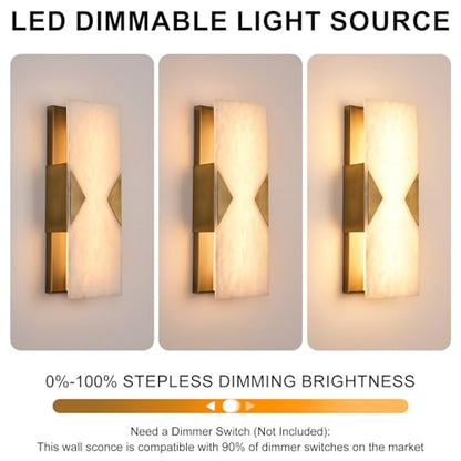 Alabaster Wall Sconce