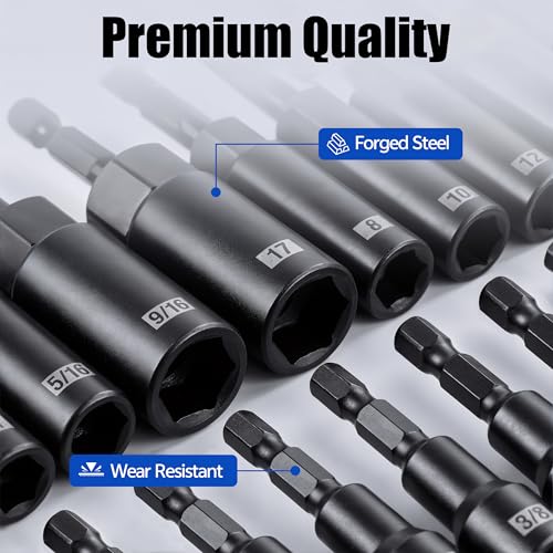 86PC Impact Driver Bit and Socket Set with CR