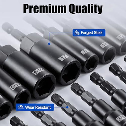 86PC Impact Driver Bit and Socket Set with CR