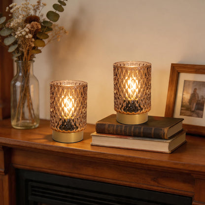 Battery Operated Lamp with Timer (Amber)