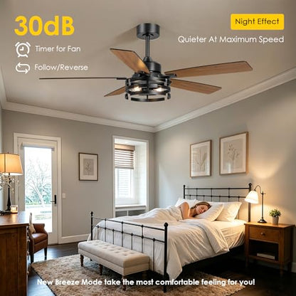 52 Inch Ceiling Fan with Light