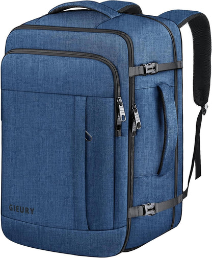 55L Extra Large Travel Backpack for Men (Blue / 3X-Large(22"x14"x10"))