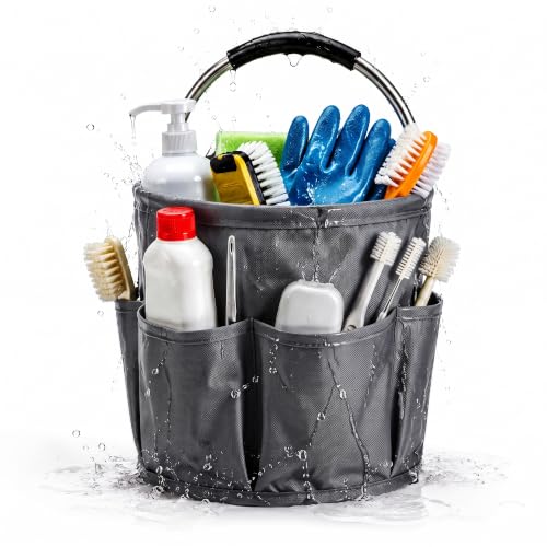 17L Foldable Cleaning Caddy with Handle