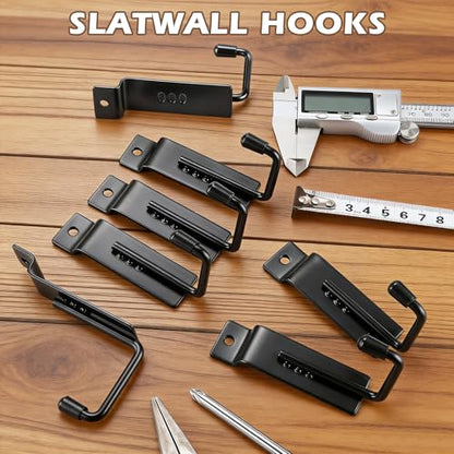 J Shaped Slatwall Hooks