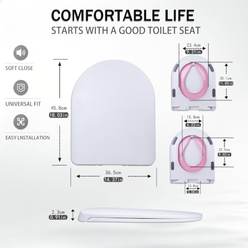 Toilet Seat with Built