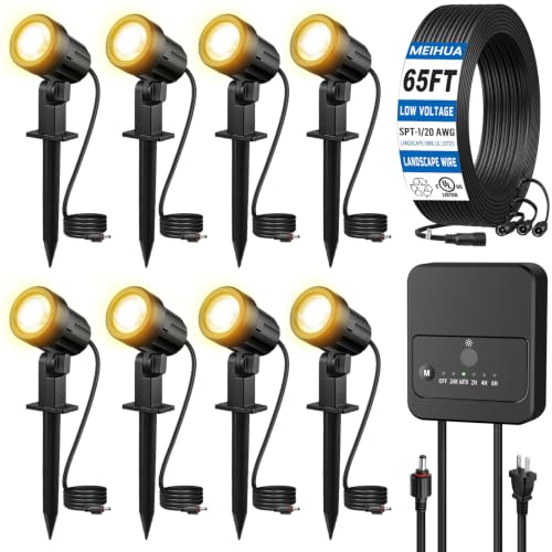 All-in-One Low Voltage Landscape Lighting Kit, Warm White