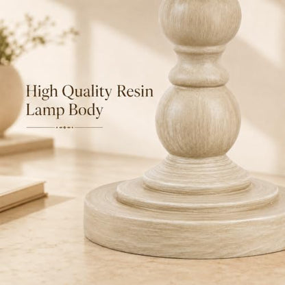 Traditional 21" Rustic Table Lamp Set of 2 for Living Room