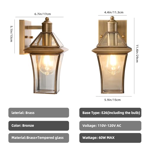 Oil Rubbed Bronze Outdoor Wall Sconces