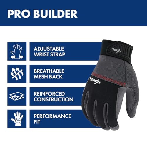 Performance Men’s Pro Builder Work Gloves