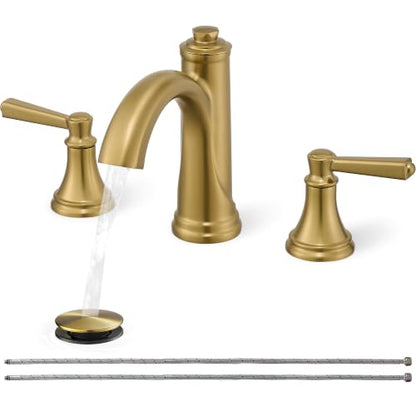 Brass Bathroom Faucet 3 Hole