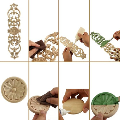 Wooden Carved Onlays Appliques