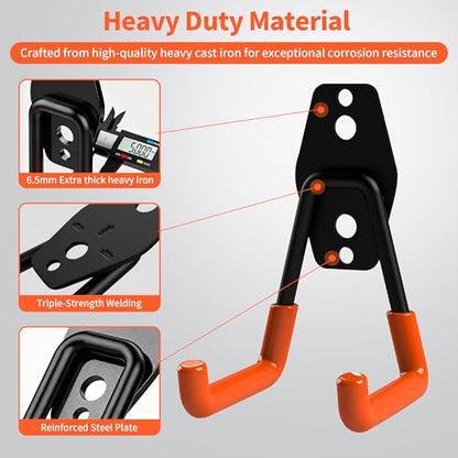 Heavy Duty Door Storage Hangers Bracket