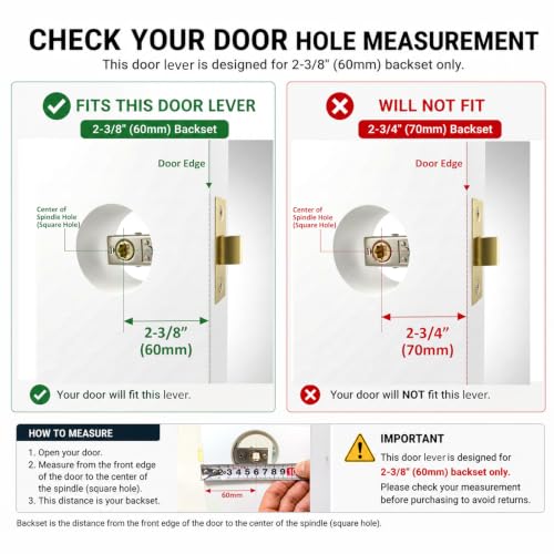 Knurled Brass Privacy Door Lever
