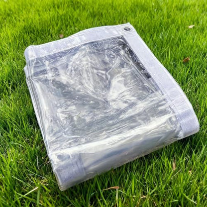 Clear Tarps Heavy Duty Waterproof Vinyl Patio Tarp