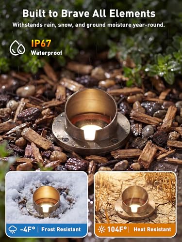 In ground Well Lights Brass