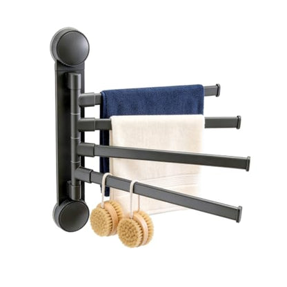 Homey Art Suction Cup Towel Bar No Drill