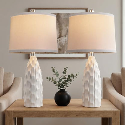 Ceramic Table Lamps Set of 2