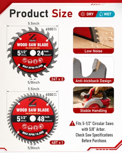 Circular Saw Blade Set